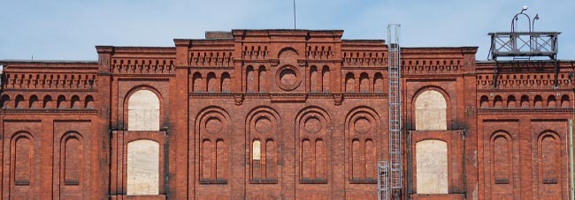 Listed building on Bremer Wollkämmerei site